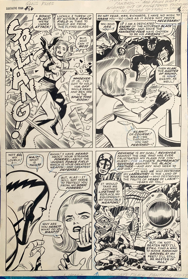 CRANDALL, REED - Flash Gordon #11 pg 4, Flash cave fishing, in